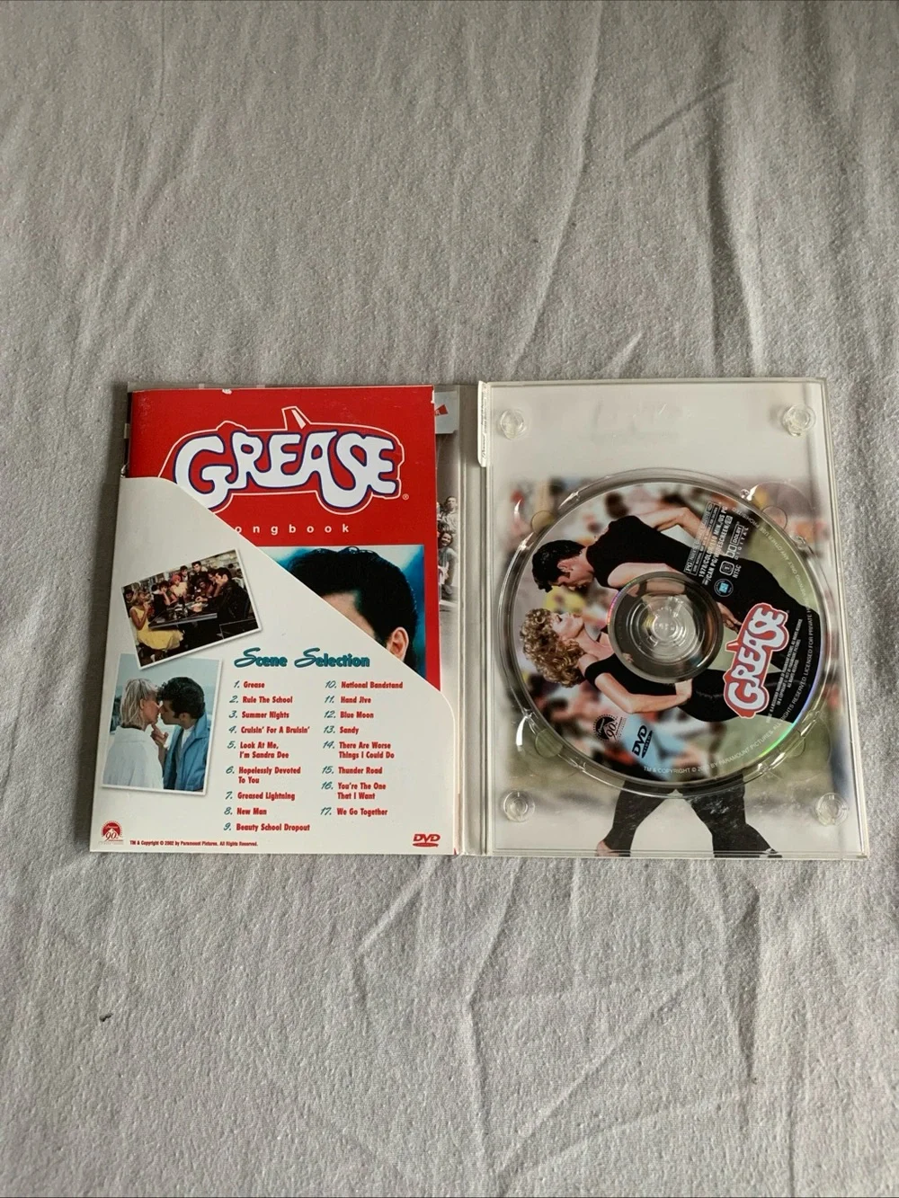 Grease Movie DVD